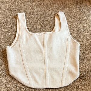 Altar'd State Cream Tank Top